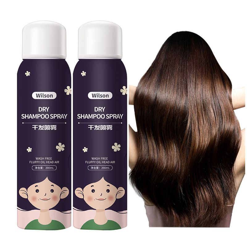 Assorbe il grasso Shampoo spray secco con sensazione di freschezza