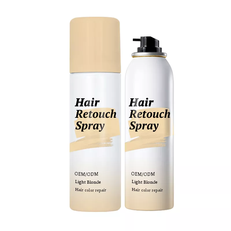 Spray istantaneo per ritocco capelli di transizione con abbellimento naturale