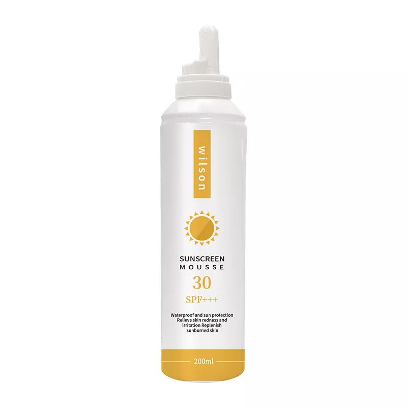 Mousse solare idratante rinfrescante e waterproof